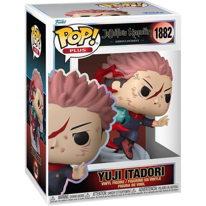 Figurine Funko Pop Plus Jujutsu Kaisen Yuji Itadori - vue 2