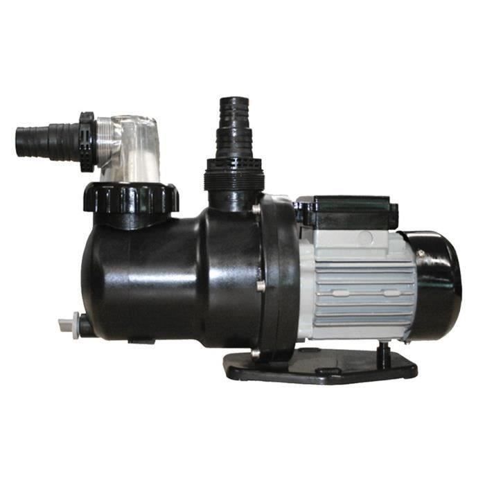 GRE - Pompe centrifuge auto-amorçante PP077 - 075 CV - Pré-filtre incorporé avec couvercle transparent