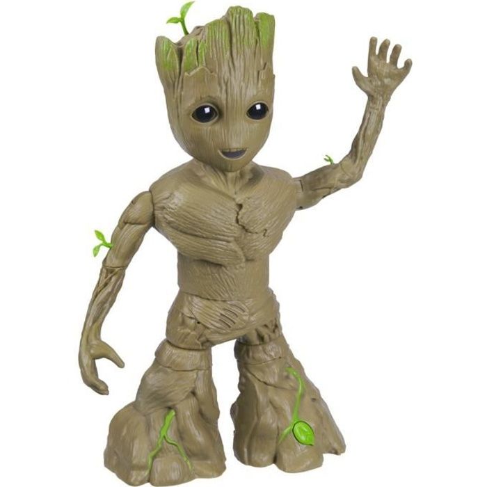 Figurine interactive Groot grandit et danse de 34 cm, jouet de super-héros, Marvel Studios I Am Groo