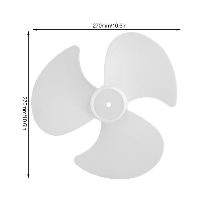 Accessoires de pales de ventilateur - HILILAND - 2pcs - Plastique - Trois feuilles - 270mm