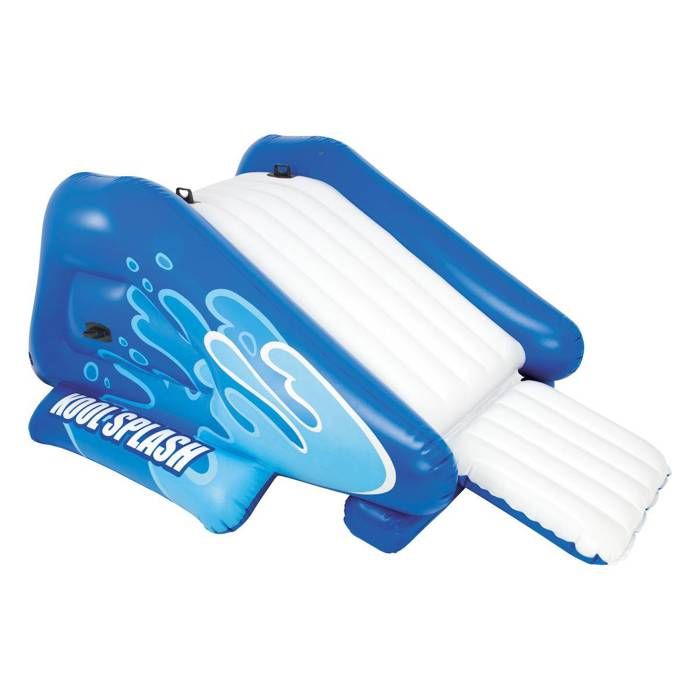 Toboggan gonflable - INTEX - Pour piscine enterrée - 6 ans et + - 333 x 206 x 117 cm