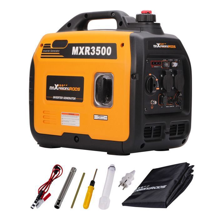 MAXPEEDINGRODS Groupe &eacute;lectrog&egrave;ne  3500is inverter portable 