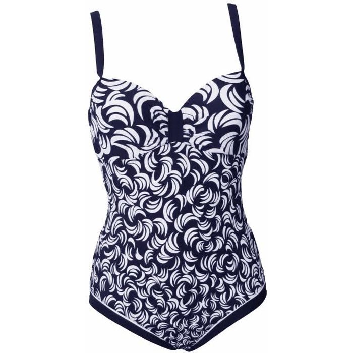 Maillot de bain femme Monokini 1 Pièce - Armatures Bleu ...
