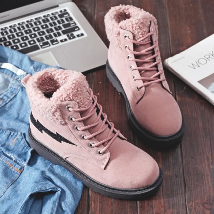 chaussure chaude femme hiver