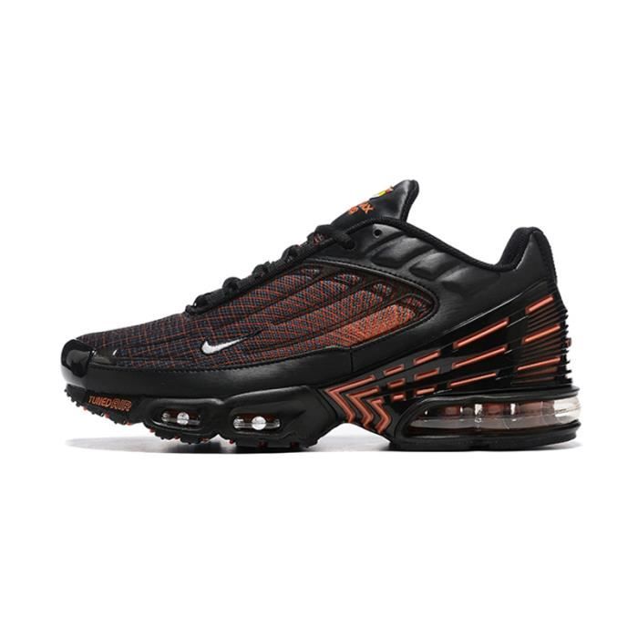 Nike air black and orange sales