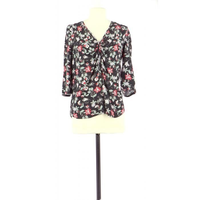 Blouse COMPTOIR DES COTONNIERS FR 38 Noir - Cdiscount Prêt-à-Porter