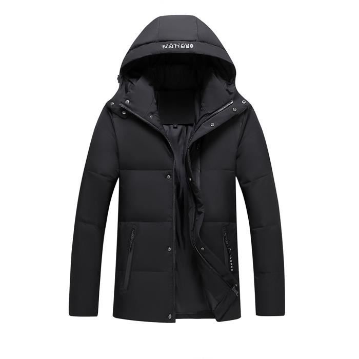 Doudoune Homme Funmoon Noir Legere et Chaude Vetement Masculin Noir Cdiscount Pret a Porter