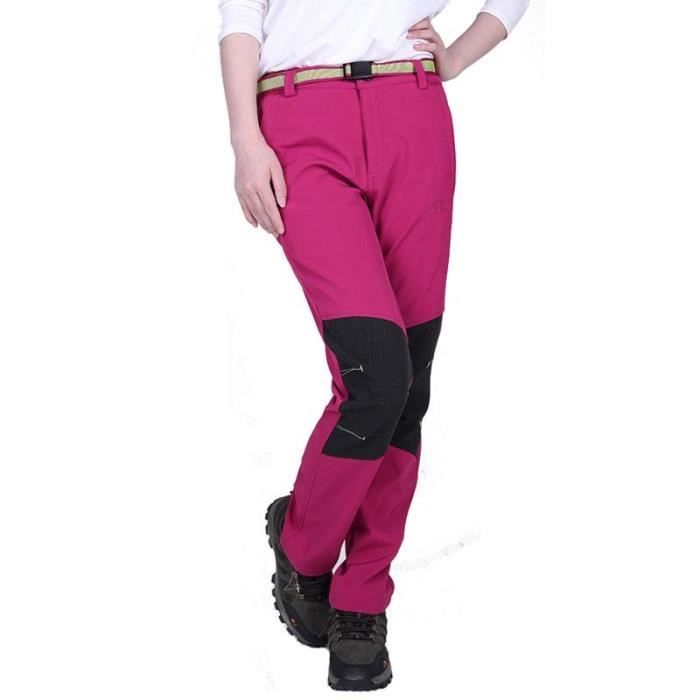 Pantalon randonnée doublé polaire femme cheap