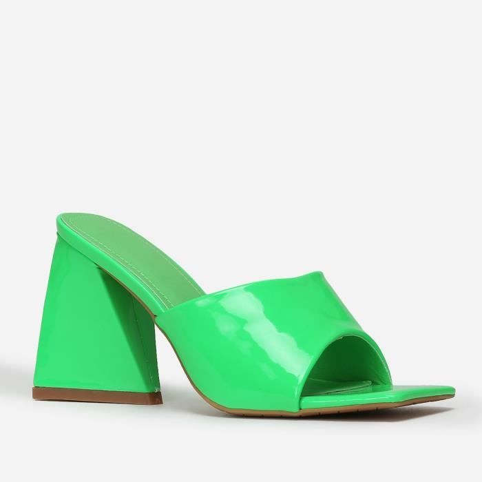 Mules vernies hot sale