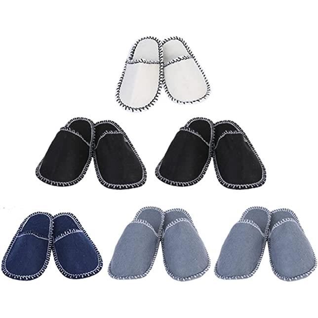 Chaussons d'invité lavables Ensemble de 6 paires pour la maison sans  chaussures par VieGreenleaf -  France