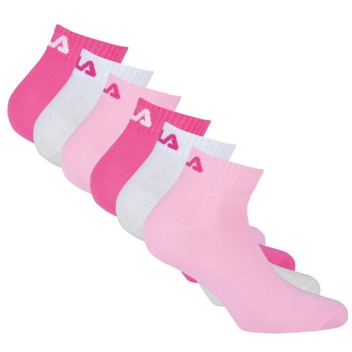 Fila Chaussettes Mixte uni Paquet de 6 Pink panther Cdiscount