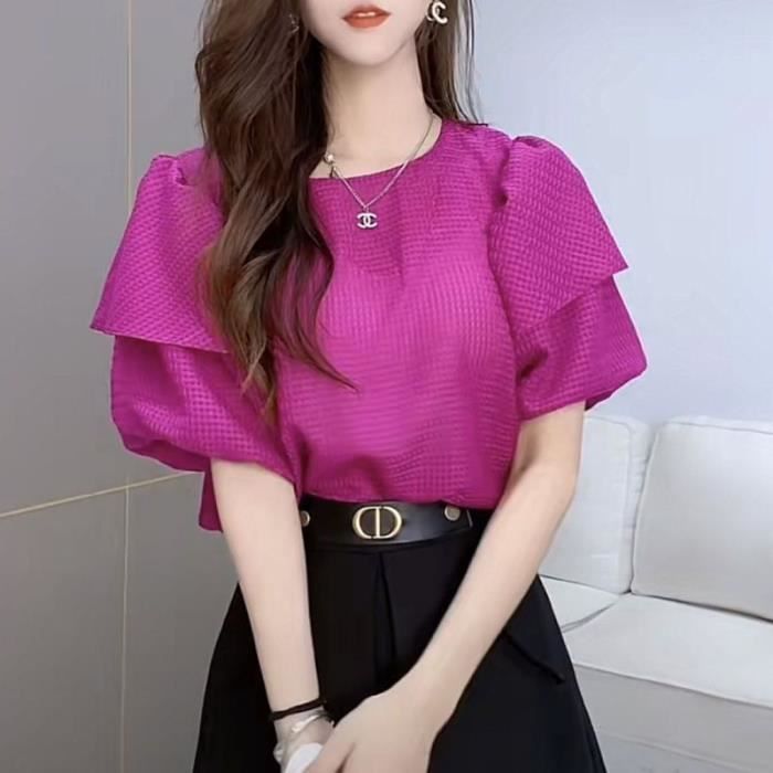 Patron de couture PDF blouse Léonie manches bouffantes