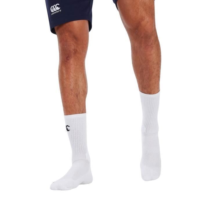 Chaussettes anti-dérapantes mi-mollet Canterbury - bright white - L