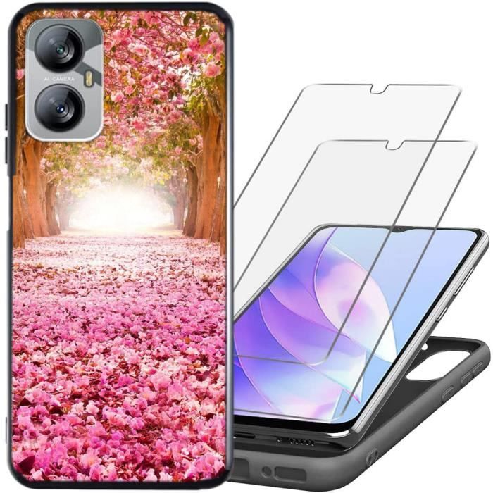 Custodia Per Blackview A52 + Pellicola Vetro Temperato – Cover Trasparente Morbida TPU Antiurto – Kit Protezione Completo CXH15
