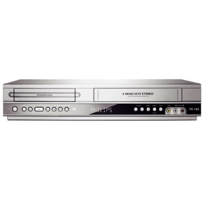 Philips Lecteur de DVD-Magnétoscope DVP3350V-19 14-bit-108MHz 100 dB 32 - 320 Kbit-s 95 dB 0 01% 100 dB
