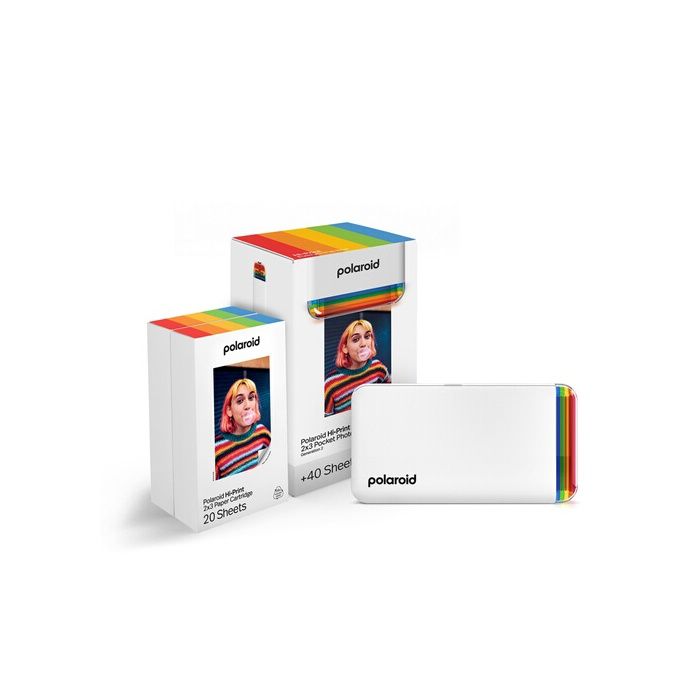 Imprimante photo – Polaroid – COFFRET HIPRINT GEN2 – Impression thermique – Format poche – Sans fil