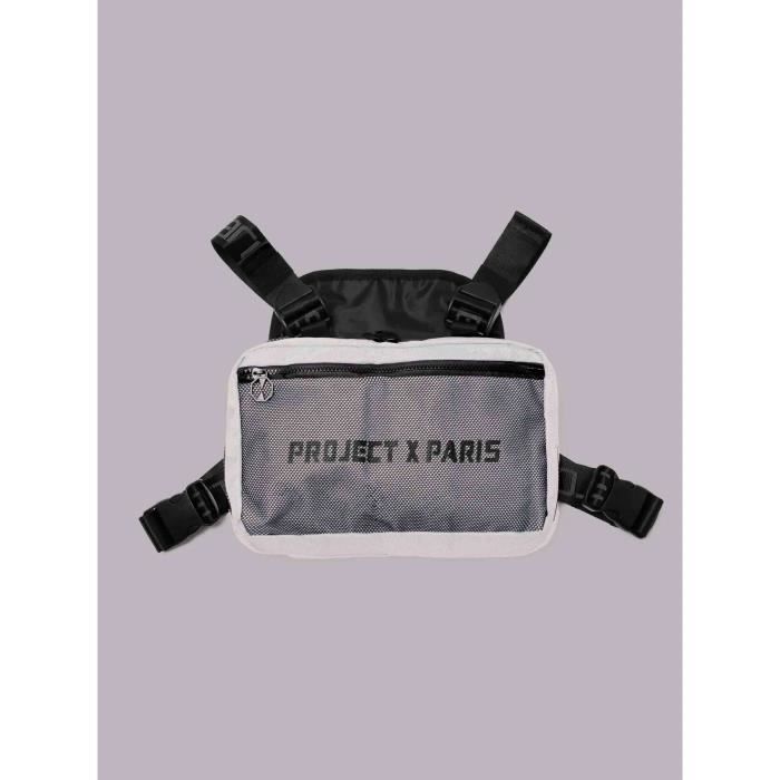 PROJECT X PARIS Sac poitrine logo Sacoche poitrine Blanc