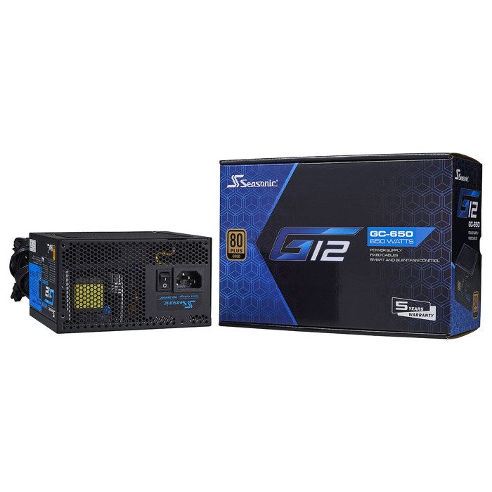 Alimentation ATX - Seasonic - G12 GC-650 - 650W - 80+ Gold - Ventilateur silencieux