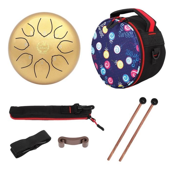 Tambour Langue Pocket Steel Sonic Energy - La Majeur - 7.6cm - Méditation Yoga - 9