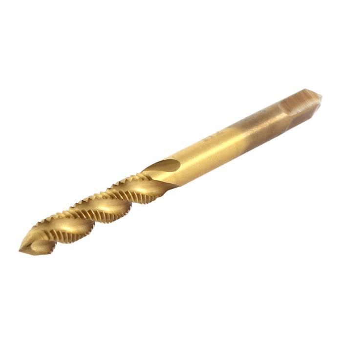 M6x1.0 73mm long spirale Cobalt goujure droite sur
