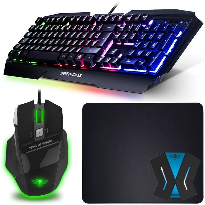 Pack Clavier Souris XB1 XBox One ProK5 RGB et Convertisseur
