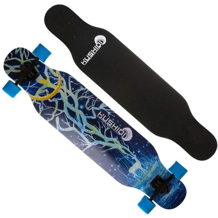FXMJ Longboards Skateboard 108x23 cm Pro Longboard Carving Cruising