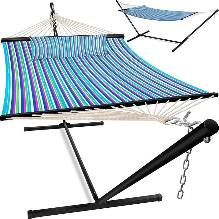Hofuton Hamac avec Support Hamac Double pour 2 Personnes, Structure