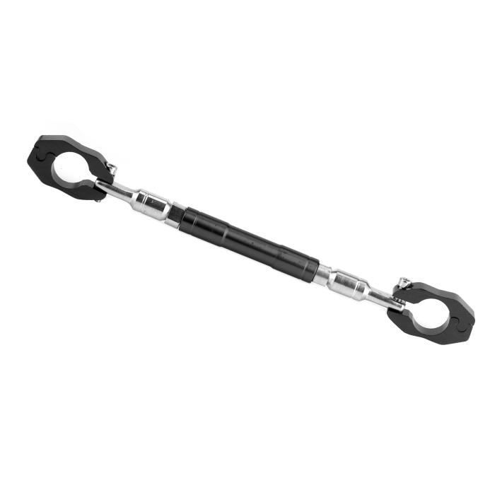 Qiilu Barre D'Équilibre Moto Alliage Aluminium Bleu - Universelle Guidon 22mm, Accessoire Robuste Et Stylé