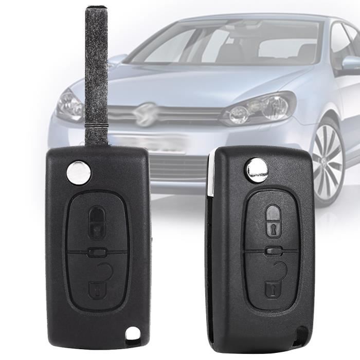 Coque De Télécommande (boîtier Plip) Pour Clé Peugeot 207 307 308 407 - Remplacement CE0536