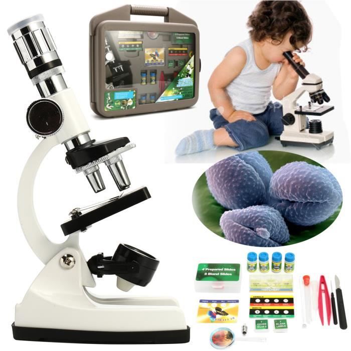 TEMPSA Microscope Biologique Découverte Science Outils Ensemble 50X