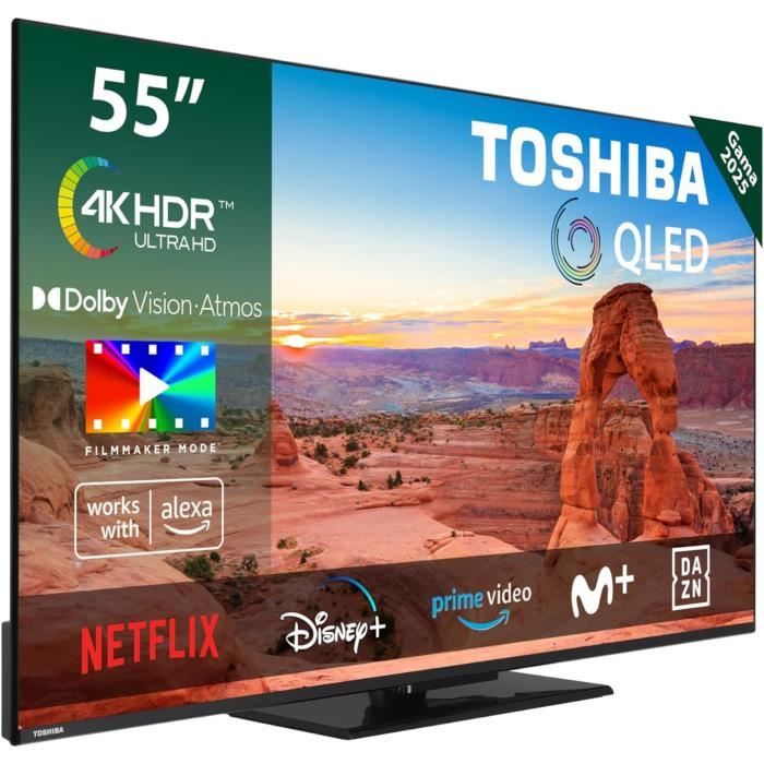 TV QLED - Toshiba - 55QV3463DG - 4K UHD -