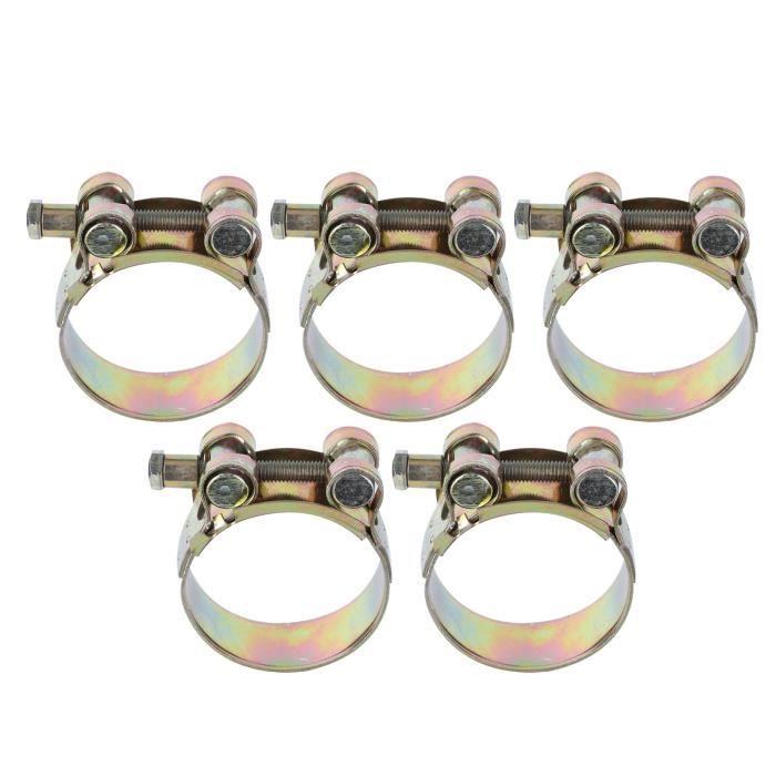 Lot De 60 Serre-câbles En Cuivre – Double Trou 3 Mm – Pour Câbles, Clôtures, Voiles – Argenté – Vis Incluses