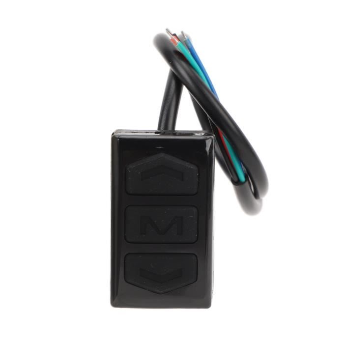 Affichage de vélo électrique - MINIFINKER - Compteur LED - Guidon 22,2 mm - Matériau ABS - Léger