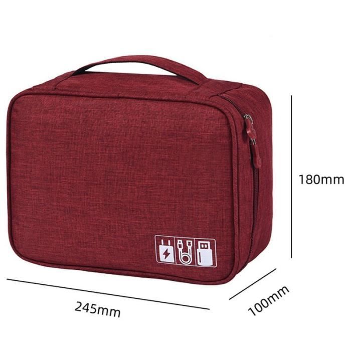 Superbe étui De Rangement De Câble, Silicone Super Doux Et Léger - La