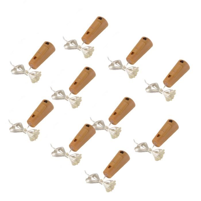 Baluue Silicone 10Pcs En Forme De Bouchon En Verre Erlenmeyer