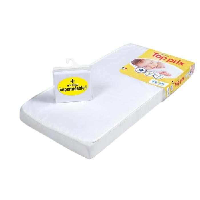 Anti Allergique Contre Les Acariens Et Les Moisissures 60 X 1 Cm Housse De Matelas Avec Traitement Innovant Protection Optimale Alese Impermeable Pour Enfants Lit Bebe Respirant Literie Et Linge De Maison Cuisine