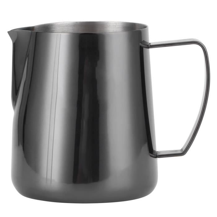 Motta Professional Pichet à Lait Moussant Enduit 750 Ml Noir