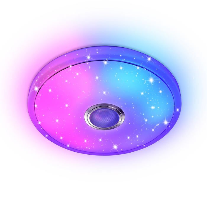 Plafonnier LED - YUENFONG - 36W - Bluetooth - RGB - Dimmable