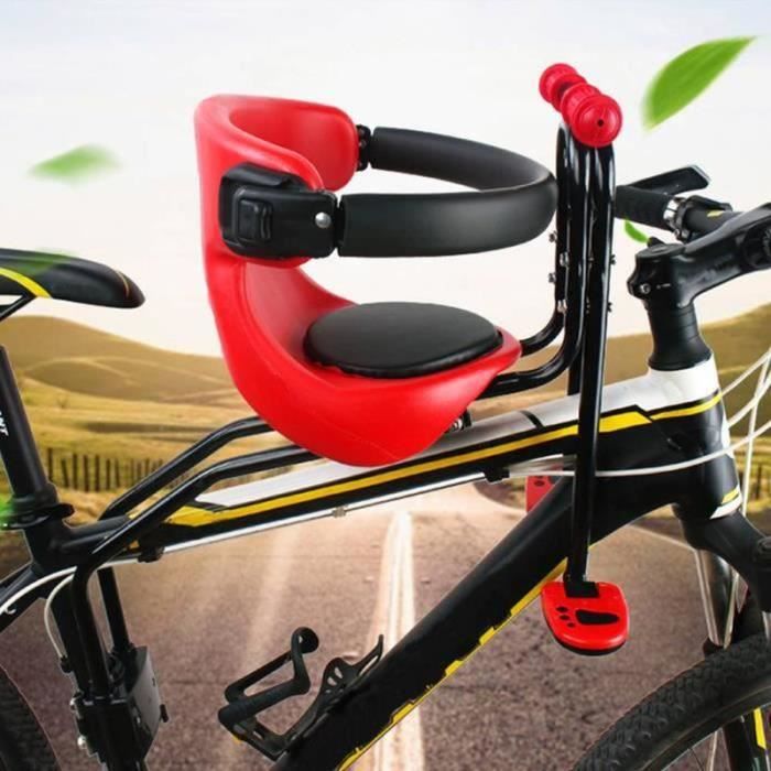 Enfant Siege a Bicyclette Avant Securite Montagne Bike Enfants Bebe Assis Siege Rouge Noir ages de 8 Mois a 5 Ans Cdiscount Sport
