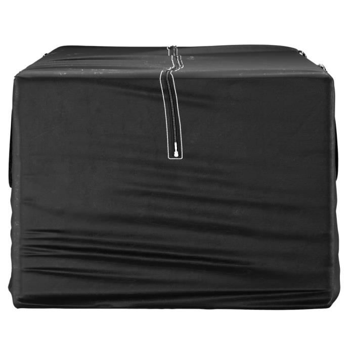 Sac De Rangement Pour Coussins De Jardin - 150x75x75 Cm, En PE Résistant Aux UV, Avec Fermeture éclair Et Poignées
