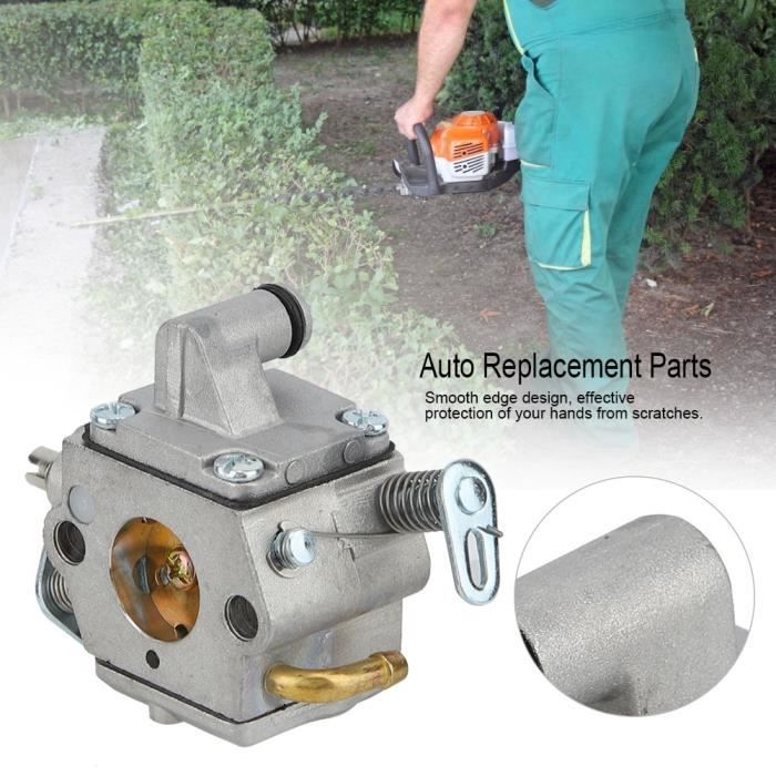 GOOFIT 2 Temps Collecteur De Carburateur Débroussailleuse 15 Moto Avec Démarrage à Clapet Remplacement Pour 47cc 49cc Mini Pocket Bike Quad Scooter