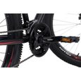 VTT semi-rigide 27,5" Plus Xceed noir-rouge KS Cycling - Homme - 24 Vitesses-1
