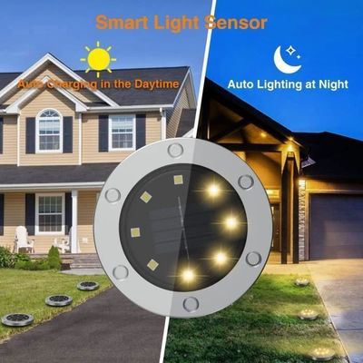 CNMTCCO Lumières Solaires D'extérieur, 8M 40LED Lumières Solaires D Exterieur 8m 40led Lumieres Solaires D Exterieur Ip65 Waterproof 8 Modes Convient Pour Le Jardin