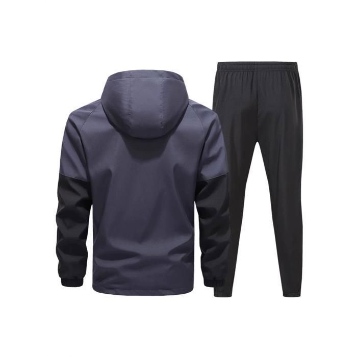 Ensemble D'hiver Homme – Pull à Fermeture éclair Et Pantalon De Sport – Tissu Polyester Doux – Pour Loisirs, Quotidien - 4
