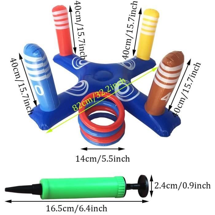 Cactus Gonflable Jeu De Lancer D'anneau,Bouée Piscine Jouet Anneau Cactus Jouet Piscine Flottant Jeux Piscine Exterieur Piscine Gonflable Jouets Pour Fete De Piscine