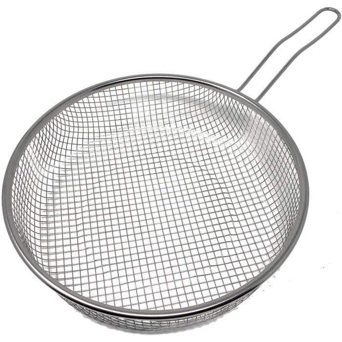 Friteuse LS Kitchen Avec Panier - 20 Cm - Aluminium Et Acier - Compatible Induction - Noir