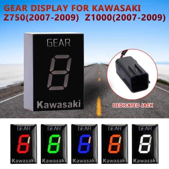 Indicateur De Vitesse Numérique Pour Kawasaki Z750 (2004-2006) - Affichage LED, Connexion Simple Sur Connecteur Diagnostic