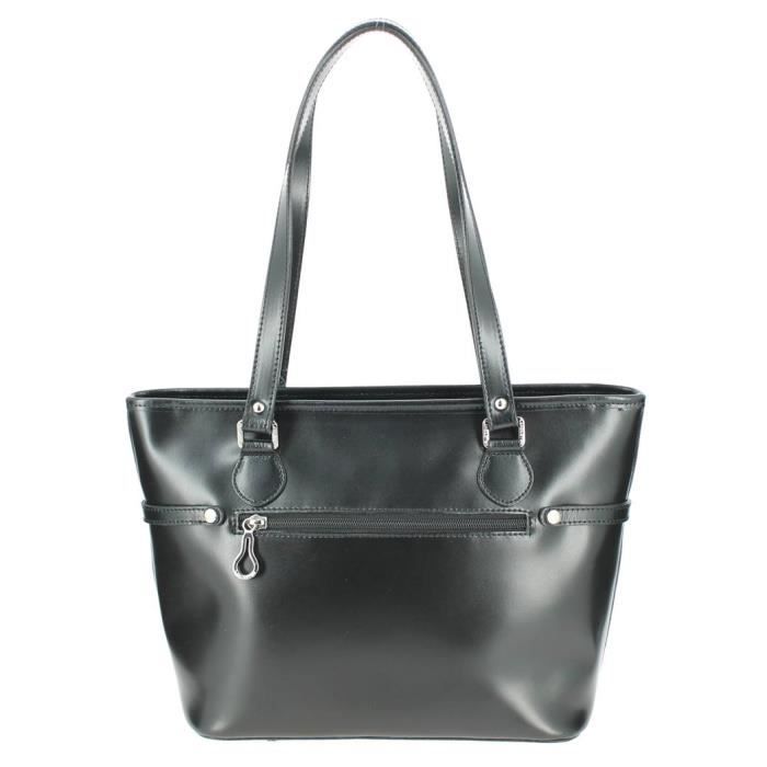 Sac cabas Lancaster Versailles 438 83 Noir 25 0 L x 23 0 H x