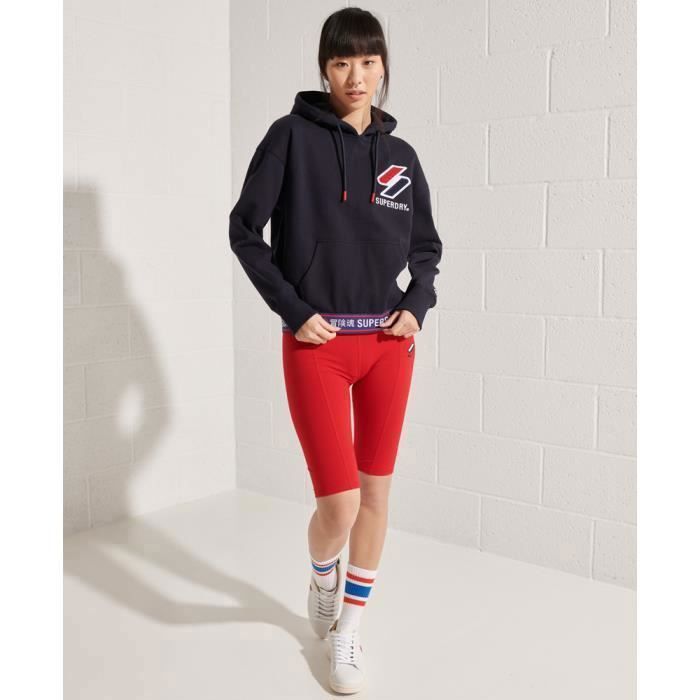 Sweat superdry femme deals bleu marine