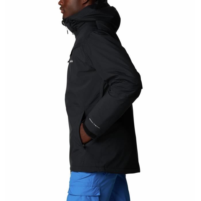 Veste impermeable homme Columbia Iceberg Point noir XL Ski Omni Tech et Omni Heat Noir Cdiscount Sport